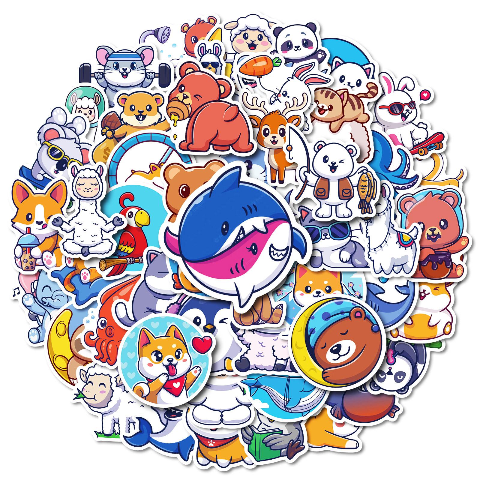 50 Cute Hand-Painted Small Animals, Graffiti, Waterproof Stickers To Decorate Mobile Phone Cases, Laptops, Guitars
50 Cute Hand-Painted Small Animals, Graffiti, Waterproof Stickers To Decorate Mobile Phone Cases, Laptops, Guitars