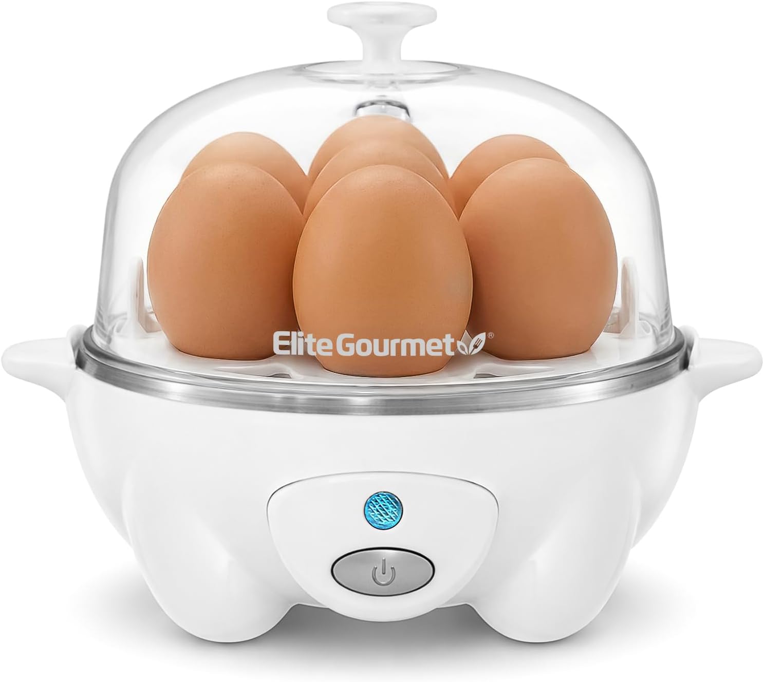 Rapid Egg Cooker, 7 Easy-To-Peel, Hard, Medium, Soft Boiled Eggs, Poacher, Omelet Maker, Auto Shut-Off, United States
Rapid Egg Cooker, 7 Easy-To-Peel, Hard, Medium, Soft Boiled Eggs, Poacher, Omelet Maker, Auto Shut-Off, United States