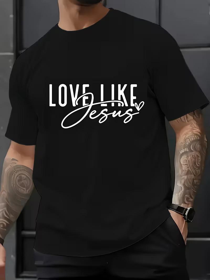 Men s Jesus Christ T-Shirt Faith Verse Graphic Crew Neck Cotton Big Tall Tee 5XL різнокольоровий
Men s Jesus Christ T-Shirt Faith Verse Graphic Crew Neck Cotton Big Tall Tee 5XL різнокольоровий