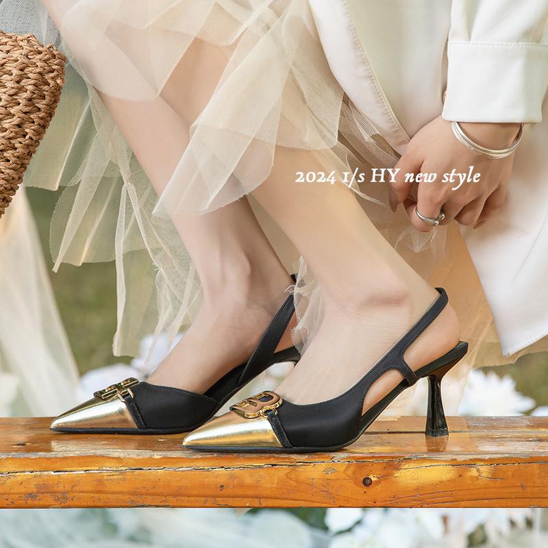Splicing B buckle pointed high heels women s rear strap bag head sandals women s light mouth single shoes color matching summer 34 чёрный
Splicing B buckle pointed high heels women s rear strap bag head sandals women s light mouth single shoes color matching summer 34 чёрный