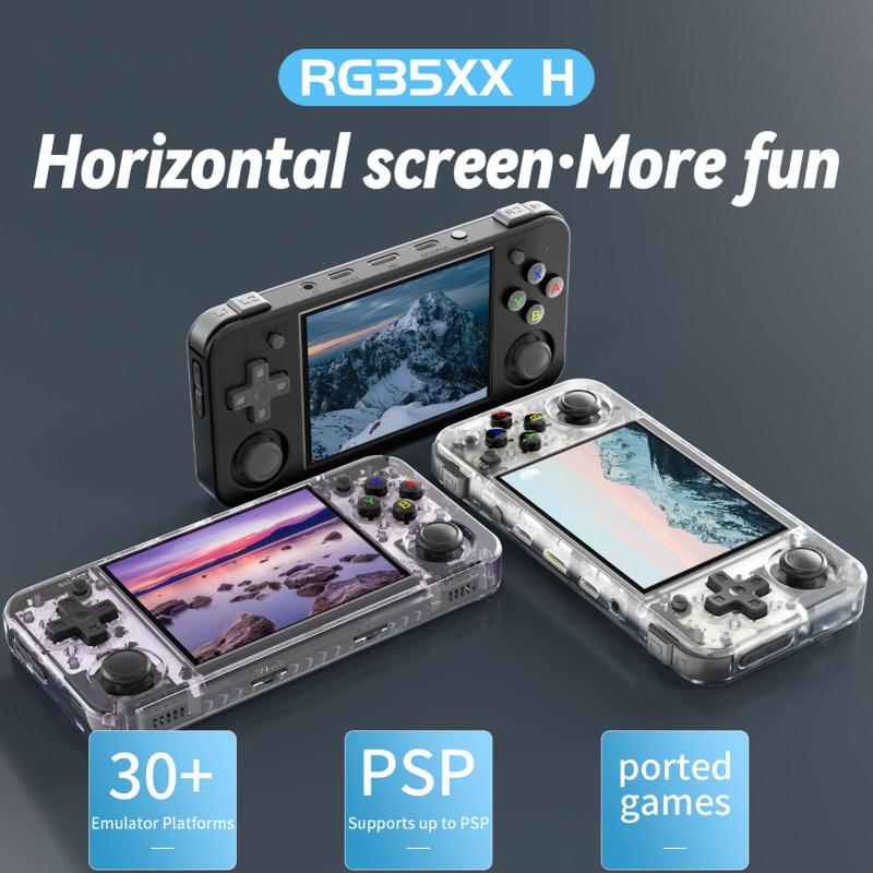 RG35XX H игровая консоль с 3,5-дюймовым IPS-экраном и сверхдлинной аккумуляторной батареей 3300 мАч
RG35XX H игровая консоль с 3,5-дюймовым IPS-экраном и сверхдлинной аккумуляторной батареей 3300 мАч