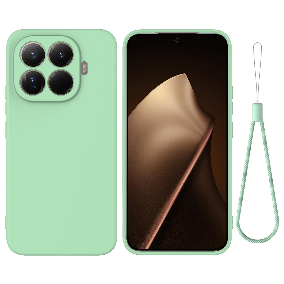 Для Xiaomi 15T Pro Чохол з рідкого силікону Задня кришка телефону з ремінцем для руки
Для Xiaomi 15T Pro Чохол з рідкого силікону Задня кришка телефону з ремінцем для руки