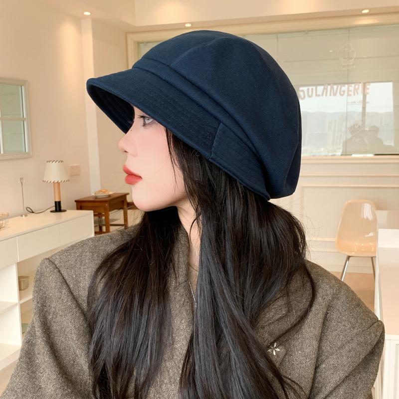 Autumn and winter Korean version of fisherman s hat children keep warm elegant fashion versatile British beret temperament shows washbasin hat M(56-58cm) Темно-синій
Autumn and winter Korean version of fisherman s hat children keep warm elegant fashion versatile British beret temperament shows washbasin hat M(56-58cm) Темно-синій