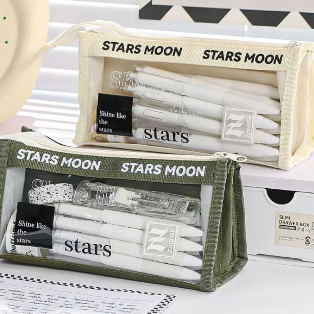 Triangle PVC Transparent Pencil Case Three-dimensional Transparent Zipper Pouch Stationery зелений
Triangle PVC Transparent Pencil Case Three-dimensional Transparent Zipper Pouch Stationery зелений