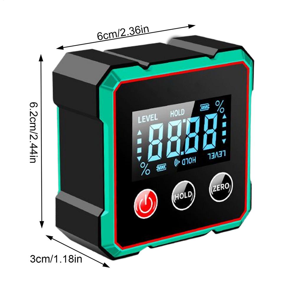 Magnetic Angle Finder Portable Digital Angle Gauges Electronic Protractor Woodworking Measuring Tool Leveler MeasureTool
Magnetic Angle Finder Portable Digital Angle Gauges Electronic Protractor Woodworking Measuring Tool Leveler MeasureTool