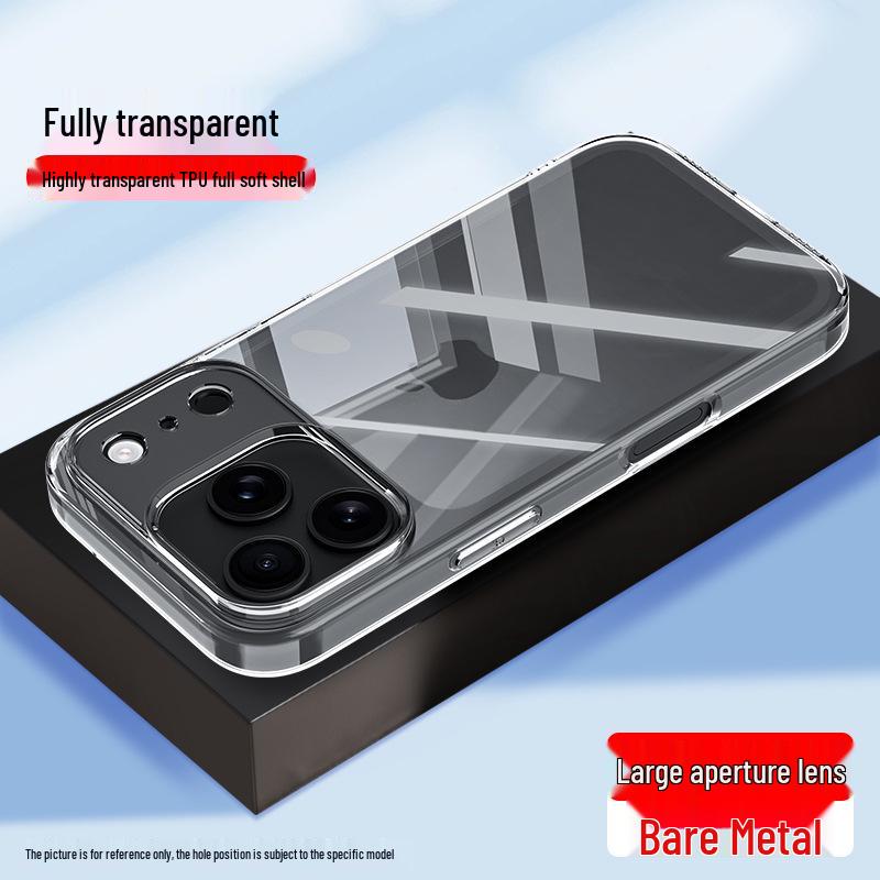 iPhone 17/17 Pro Max Clear Silicone Case - Slim Protective Cover Apple 17 Air
iPhone 17/17 Pro Max Clear Silicone Case - Slim Protective Cover Apple 17 Air