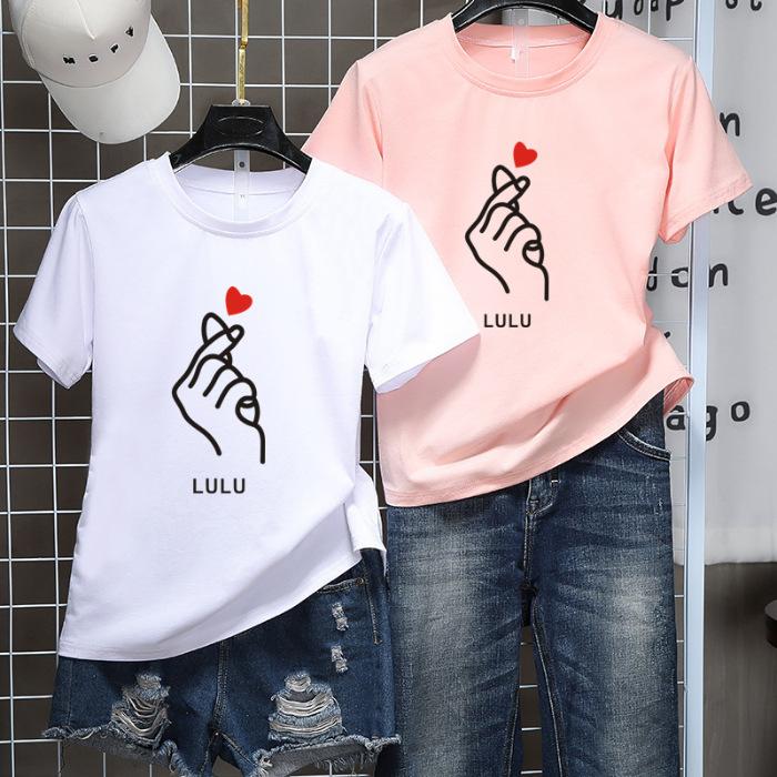 Casual cartoon new summer round neck short-sleeved women s T-shirt top loose couple student k874 # 3XL лавандовий
Casual cartoon new summer round neck short-sleeved women s T-shirt top loose couple student k874 # 3XL лавандовий