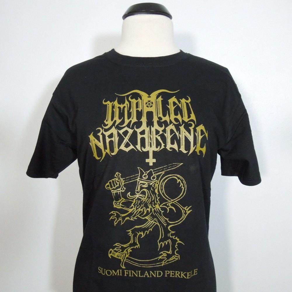 IMPALED NAZARENE Suomi Finland Perkele S SMALL T-Shirt Black Era Evil Band Logo Unisex T-Shirt XXXL
IMPALED NAZARENE Suomi Finland Perkele S SMALL T-Shirt Black Era Evil Band Logo Unisex T-Shirt XXXL