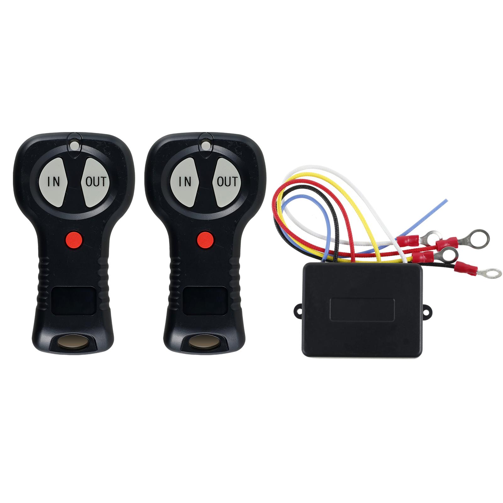 2PCS Wireless Winch Remote Control Kit 12V Universal Car Wireless Winch Remote Controller Heavy Duty Wireless Winch Controller чорний
2PCS Wireless Winch Remote Control Kit 12V Universal Car Wireless Winch Remote Controller Heavy Duty Wireless Winch Controller чорний