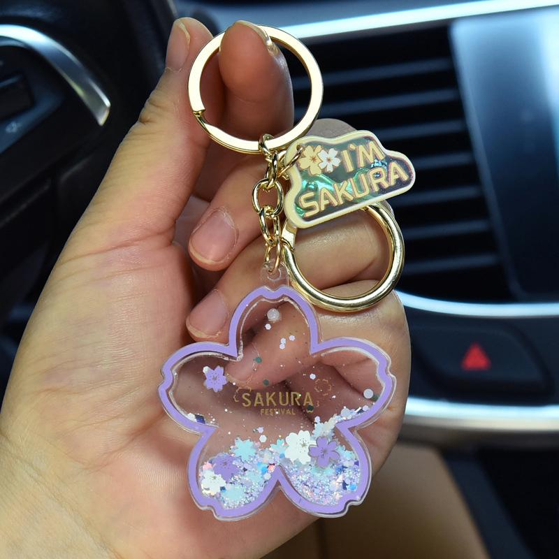 Creative Acrylic Quicksand Into Oil Cherry Blossom Key Chain Keyfob Floating Liquid Sakura Keychain Gift Cute Couple Bag Pendant фіолетовий
Creative Acrylic Quicksand Into Oil Cherry Blossom Key Chain Keyfob Floating Liquid Sakura Keychain Gift Cute Couple Bag Pendant фіолетовий