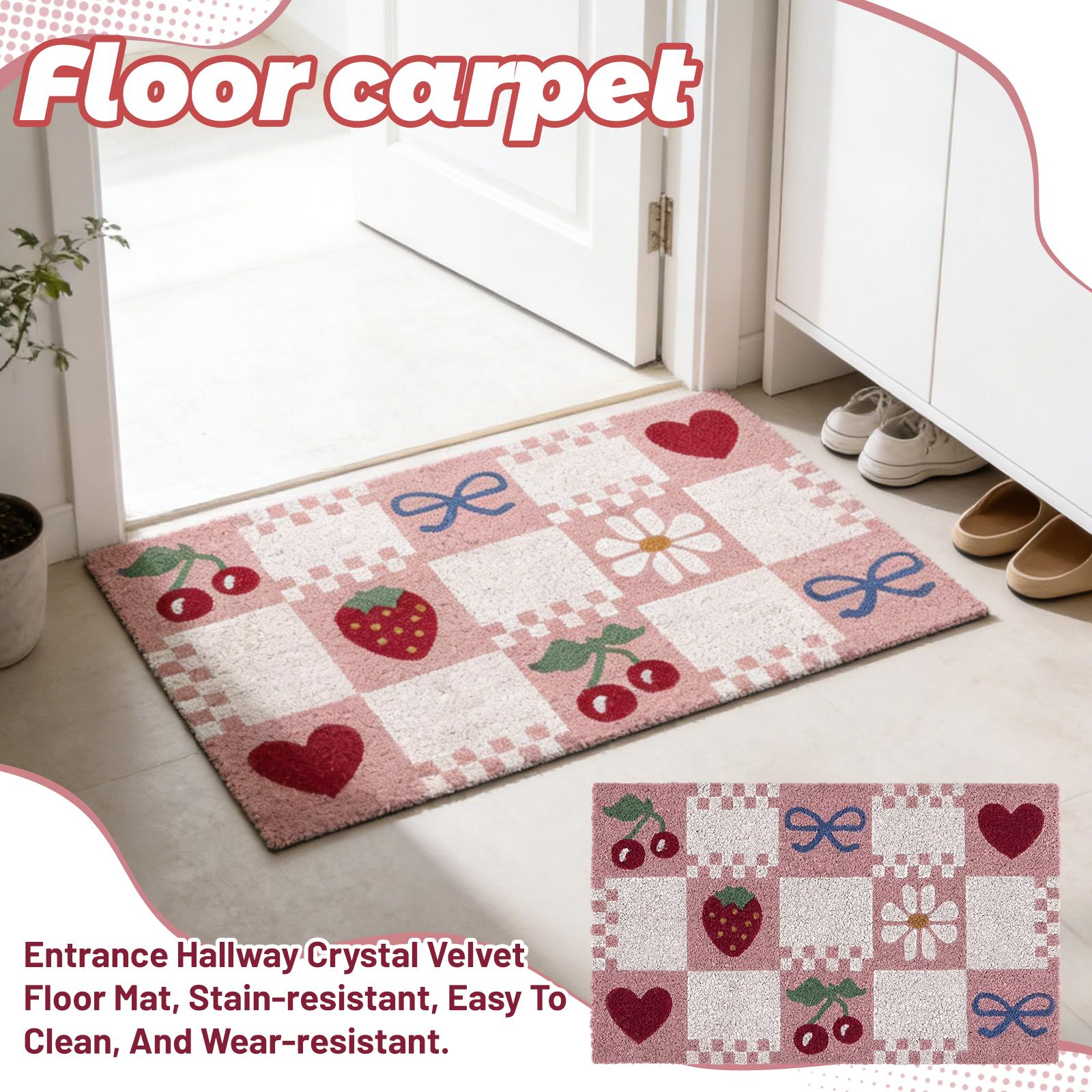 Entrance Hallway Crystal Velvet Floor Mat, Stain-resistant, Easy To Clean, And Wear-resistant. One Size
Entrance Hallway Crystal Velvet Floor Mat, Stain-resistant, Easy To Clean, And Wear-resistant. One Size