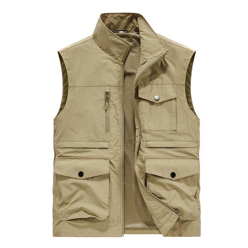 2024 Spring/Autumn Men s Stand-Up Collar Fishing & Photography Vest - Custom Logo Available XL хакі
2024 Spring/Autumn Men s Stand-Up Collar Fishing & Photography Vest - Custom Logo Available XL хакі