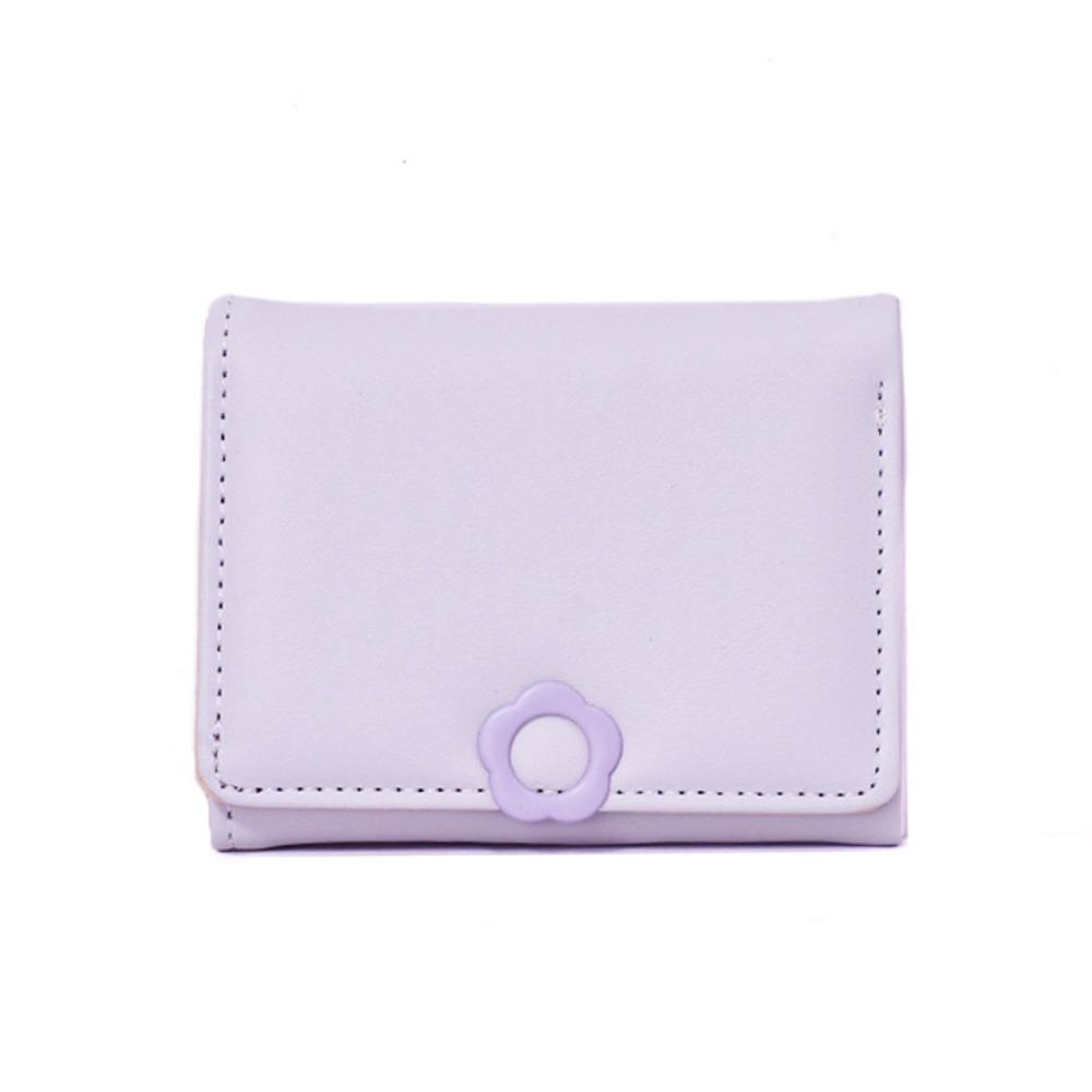 Pu Leather Flower Short Wallet Multifunctional Tri-Fold Wallet Simple Card Holder Girls фиолетовый
Pu Leather Flower Short Wallet Multifunctional Tri-Fold Wallet Simple Card Holder Girls фиолетовый