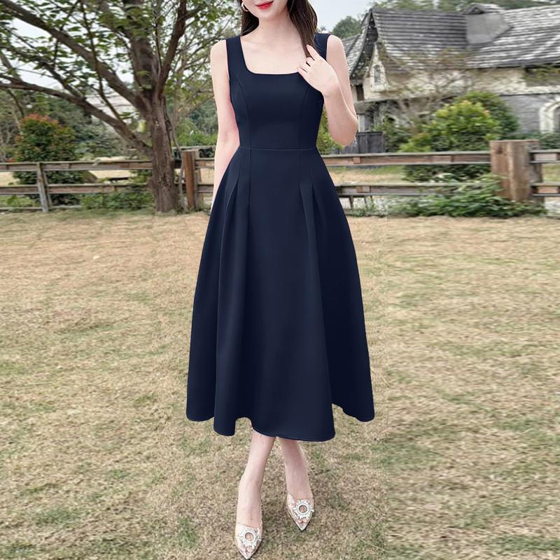 ZANZEA Women Casual Square Collar Summer Sleeveless Dress 4XL темно-синього кольору
ZANZEA Women Casual Square Collar Summer Sleeveless Dress 4XL темно-синього кольору