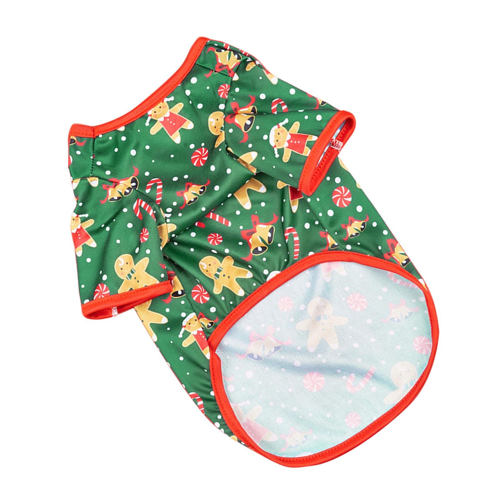 Dog Christmas Pullover Gingerbread Man Pattern Comfortable Polyester Pet Sweatshirt for Puppy Kitten L
Dog Christmas Pullover Gingerbread Man Pattern Comfortable Polyester Pet Sweatshirt for Puppy Kitten L