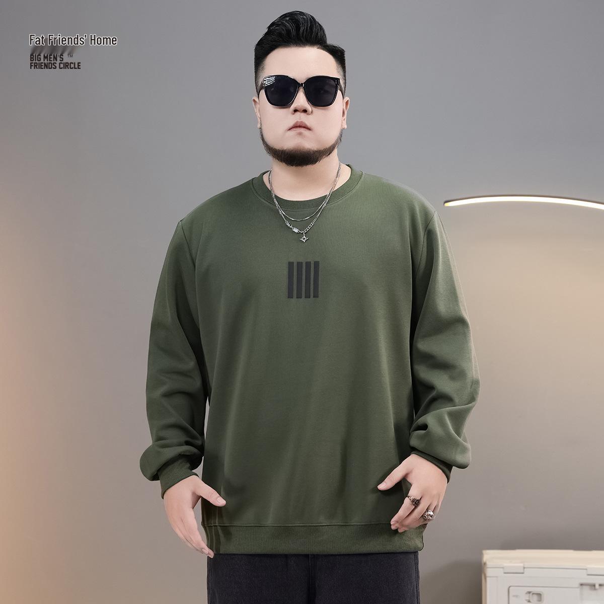 Plus Size Men s Thickened Velvet Round Neck Sweatshirt - Autumn/Winter PB430421 7XL (260-280 Jin)
Plus Size Men s Thickened Velvet Round Neck Sweatshirt - Autumn/Winter PB430421 7XL (260-280 Jin)