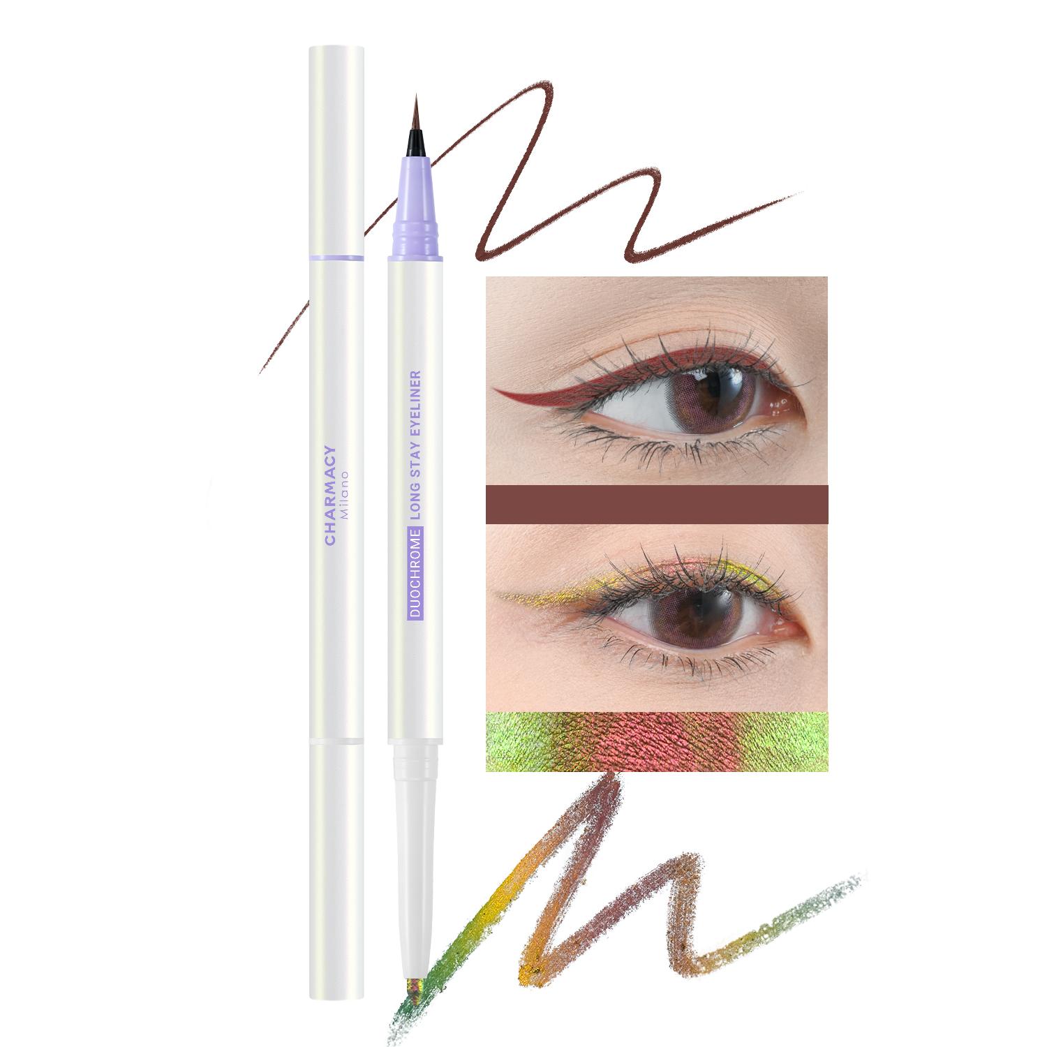 CHARMACY 2 in 1 Duochrome Eyeliner Gel Pencil Double Head Waterproof Eye Liner Long Lasting Cruelty-free Multichrome Eye Makeup
CHARMACY 2 in 1 Duochrome Eyeliner Gel Pencil Double Head Waterproof Eye Liner Long Lasting Cruelty-free Multichrome Eye Makeup