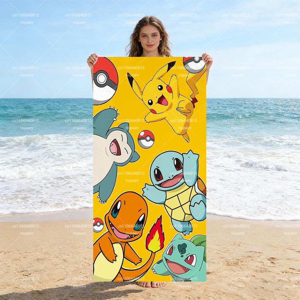 Pokmon Pikachu & Starter Characters Beach Towel, Yellow Microfiber Towel, Quick Dry Absorbent Pool Towel for Kids Adults W30*H60(CM)
Pokmon Pikachu & Starter Characters Beach Towel, Yellow Microfiber Towel, Quick Dry Absorbent Pool Towel for Kids Adults W30*H60(CM)