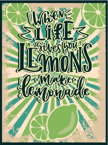 Life Gives You Lemons Vintage Retro Metal SignAluminum 20x30cm(7.8x11.8inch)
Life Gives You Lemons Vintage Retro Metal SignAluminum 20x30cm(7.8x11.8inch)