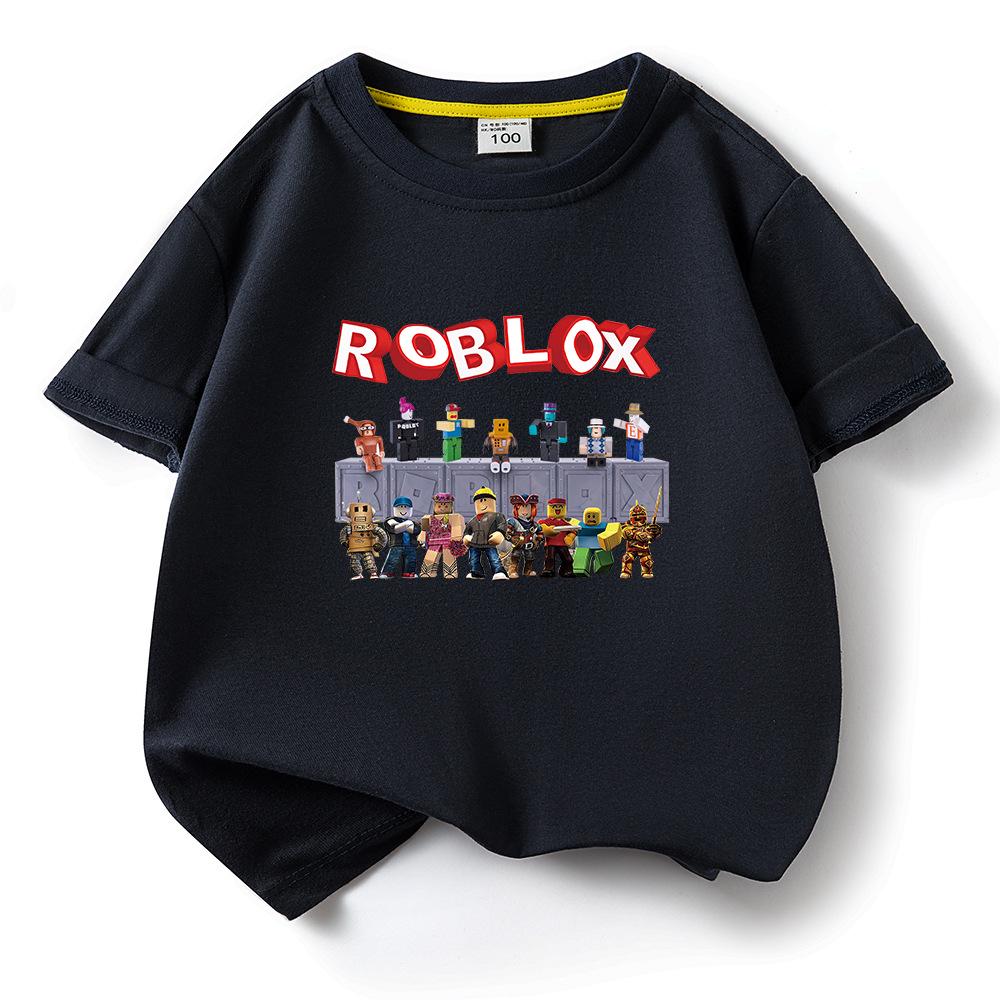 ROBLOX Cartoon Print Children s Cotton Short Sleeve T-Shirt - Summer Round Neck Pullover Top 130 cm чёрный
ROBLOX Cartoon Print Children s Cotton Short Sleeve T-Shirt - Summer Round Neck Pullover Top 130 cm чёрный