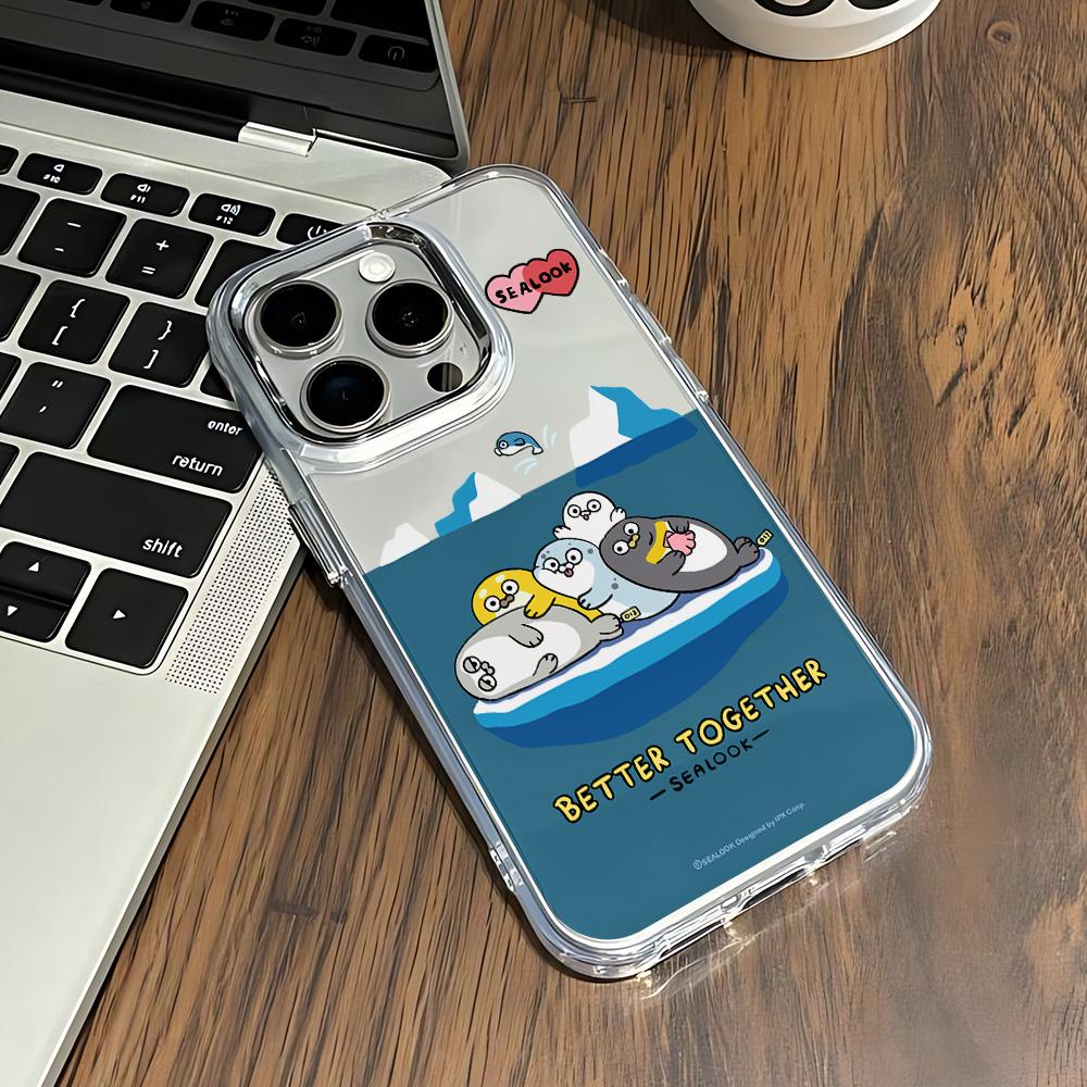 Cartoon Seals Phone Case For iPhone 17 16e 16 15 14 13 12 11 mini Pro Max X XR XSMAX 8 7 Air Plus Transparent Soft Cover iPhone XSMax
Cartoon Seals Phone Case For iPhone 17 16e 16 15 14 13 12 11 mini Pro Max X XR XSMAX 8 7 Air Plus Transparent Soft Cover iPhone XSMax