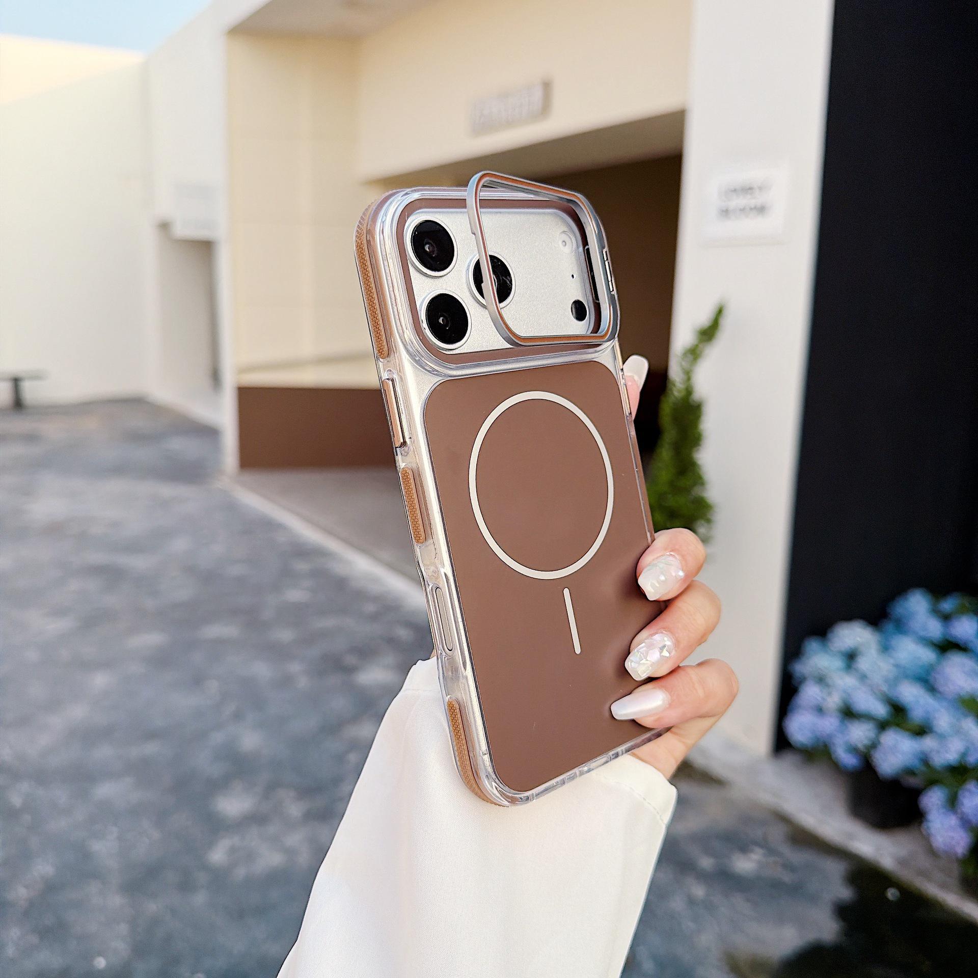 iPhone 17 Pro Max Lens Holder Xun Cai Frosted Magnetic Case with Apple 16 Drop-Proof Protection 17
iPhone 17 Pro Max Lens Holder Xun Cai Frosted Magnetic Case with Apple 16 Drop-Proof Protection 17