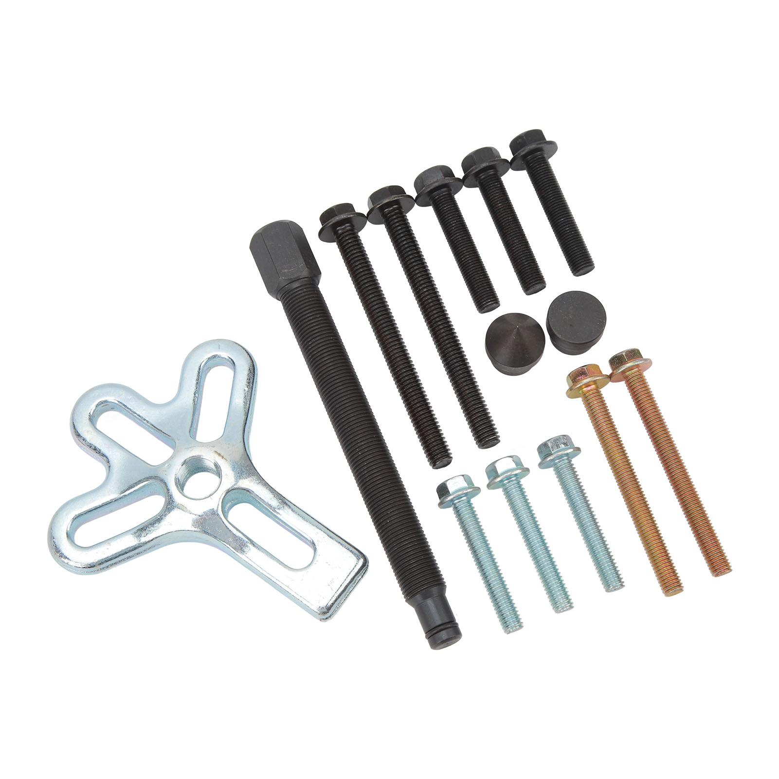 Набор из 14 предметов для снятия шкива коленвала, многоразовый, прочная углеродистая сталь, высокая прочность, набор для снятия рулевого колеса
Набор из 14 предметов для снятия шкива коленвала, многоразовый, прочная углеродистая сталь, высокая прочность, набор для снятия рулевого колеса