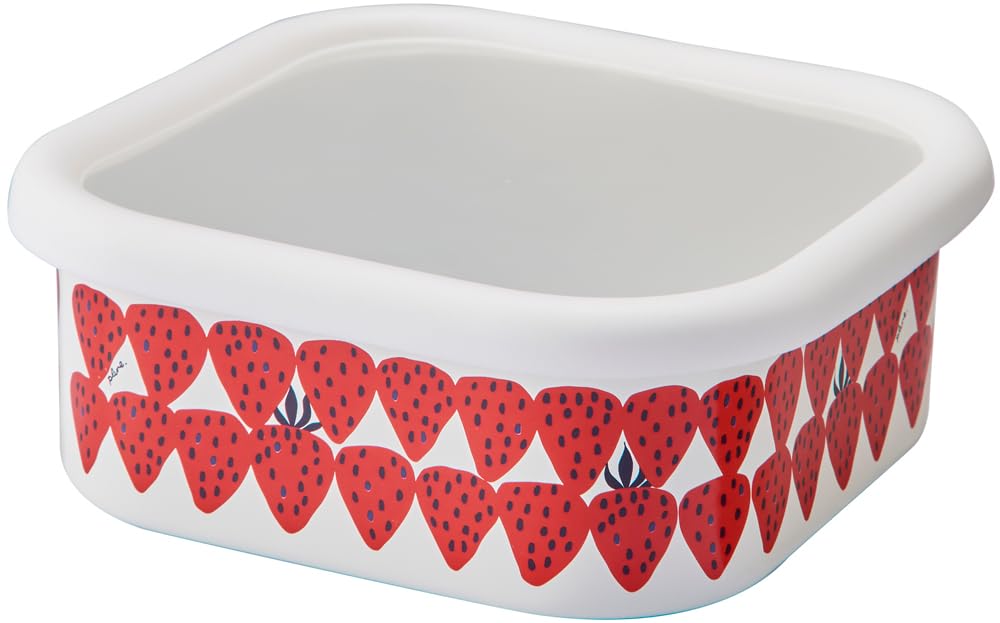 Toyo Enamel Plune Квадратный контейнер для хранения Красная Клубника L PSS-401
Toyo Enamel Plune Квадратный контейнер для хранения Красная Клубника L PSS-401