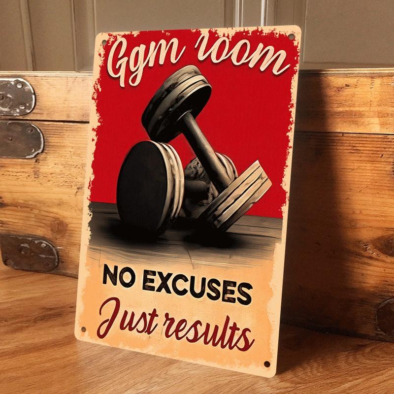 1 piece of retro gym dumbbell tinplate wall hanging, inspirational slogan home decoration wall painting, sports-themed wall deco (as the picture,20x30cm)
1 piece of retro gym dumbbell tinplate wall hanging, inspirational slogan home decoration wall painting, sports-themed wall deco (as the picture,20x30cm)