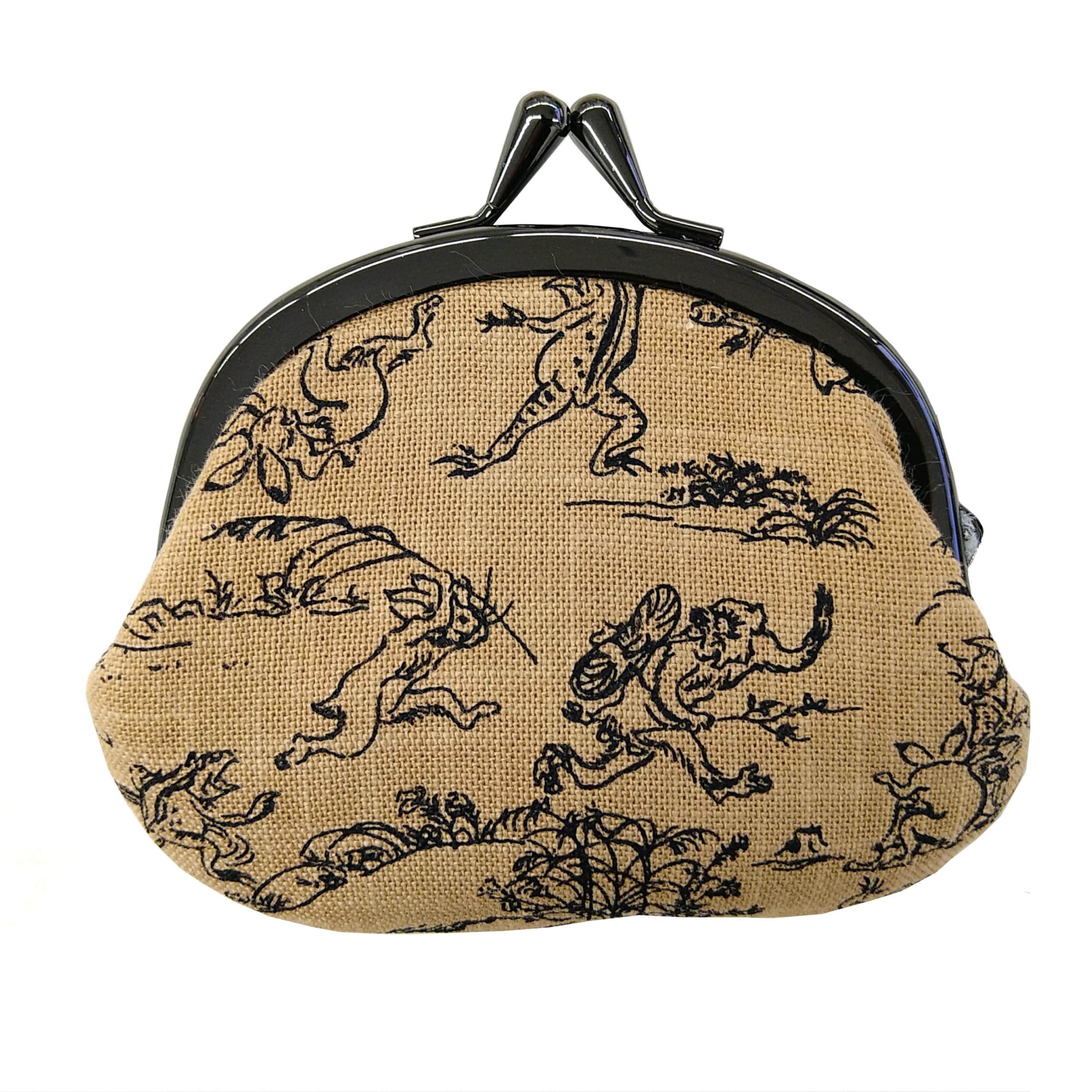 Maruzen Coin Purse Wallet with Choju Jinbutsu Giga x 12 Made in Japan with Traditional Japanese Patterns (Maruzen) Design, Brown, Cotton, 3.3-inch
Maruzen Coin Purse Wallet with Choju Jinbutsu Giga x 12 Made in Japan with Traditional Japanese Patterns (Maruzen) Design, Brown, Cotton, 3.3-inch