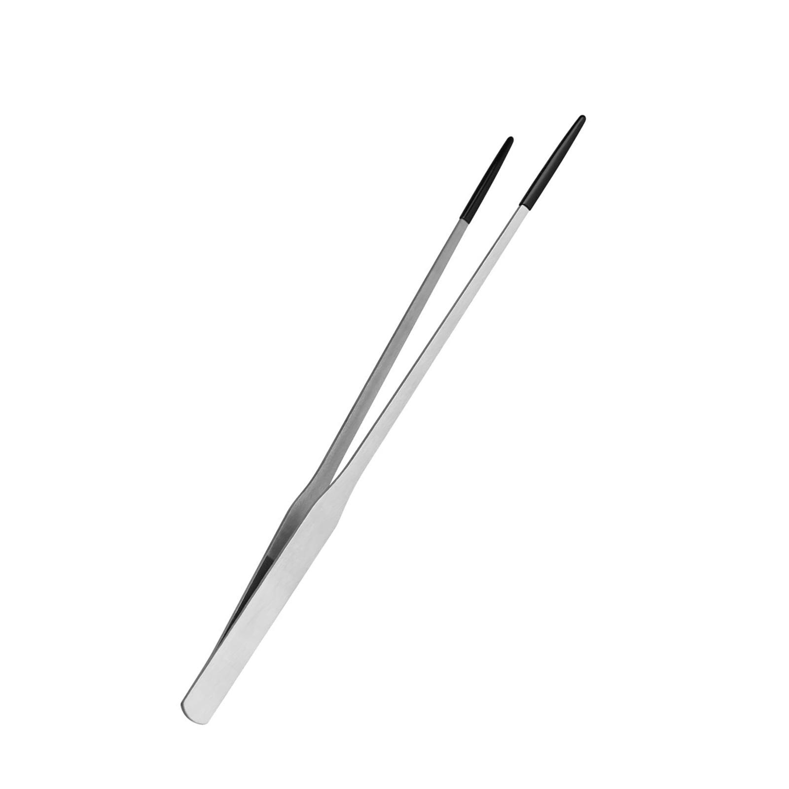 Рептилии Кормовые щипцы Зажим Длинные Нескользящие Покрытые Нержавеющая сталь для Безопасного обращения с кормом для питомцев A