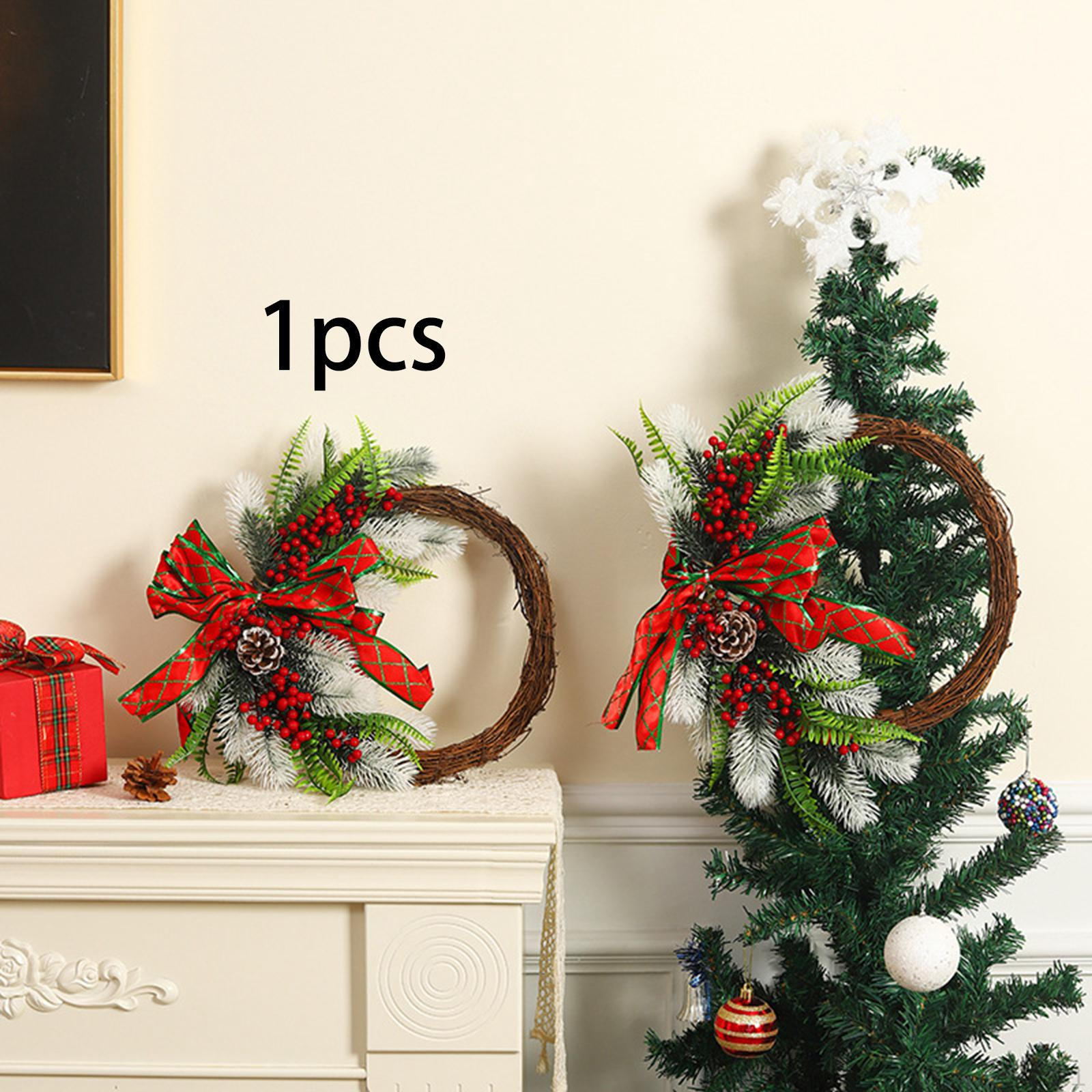Christmas Wreaths Decorative Rattan Garland Flower for Festival Window Door
Christmas Wreaths Decorative Rattan Garland Flower for Festival Window Door