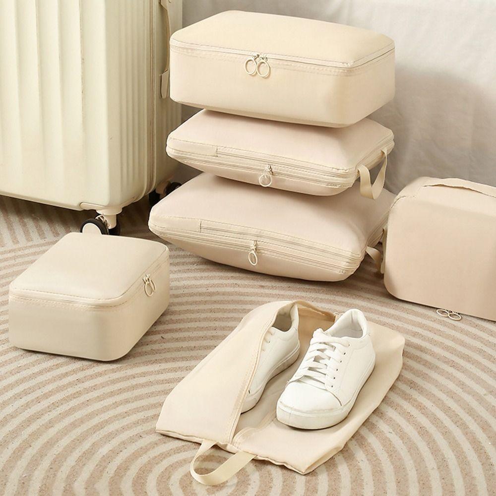 6PCS Small Volume Luggage Organizer Bag Multicolor Compression Bag Travel Bussness Trip синій
6PCS Small Volume Luggage Organizer Bag Multicolor Compression Bag Travel Bussness Trip синій