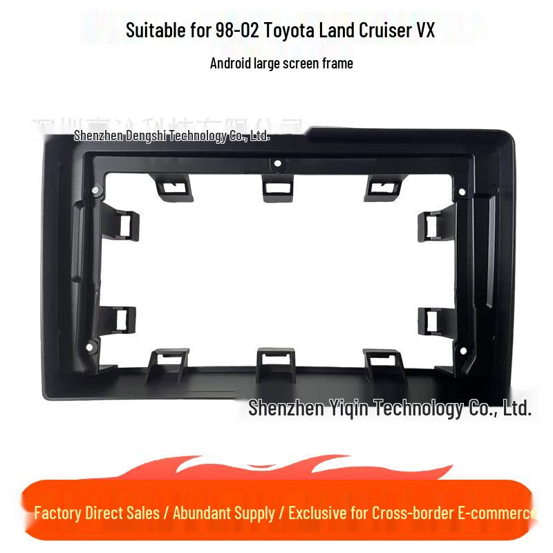 1998-2002 Toyota Land Cruiser VX Android Navigation Panel Kit with Wiring for Center Console Frame Only
1998-2002 Toyota Land Cruiser VX Android Navigation Panel Kit with Wiring for Center Console Frame Only