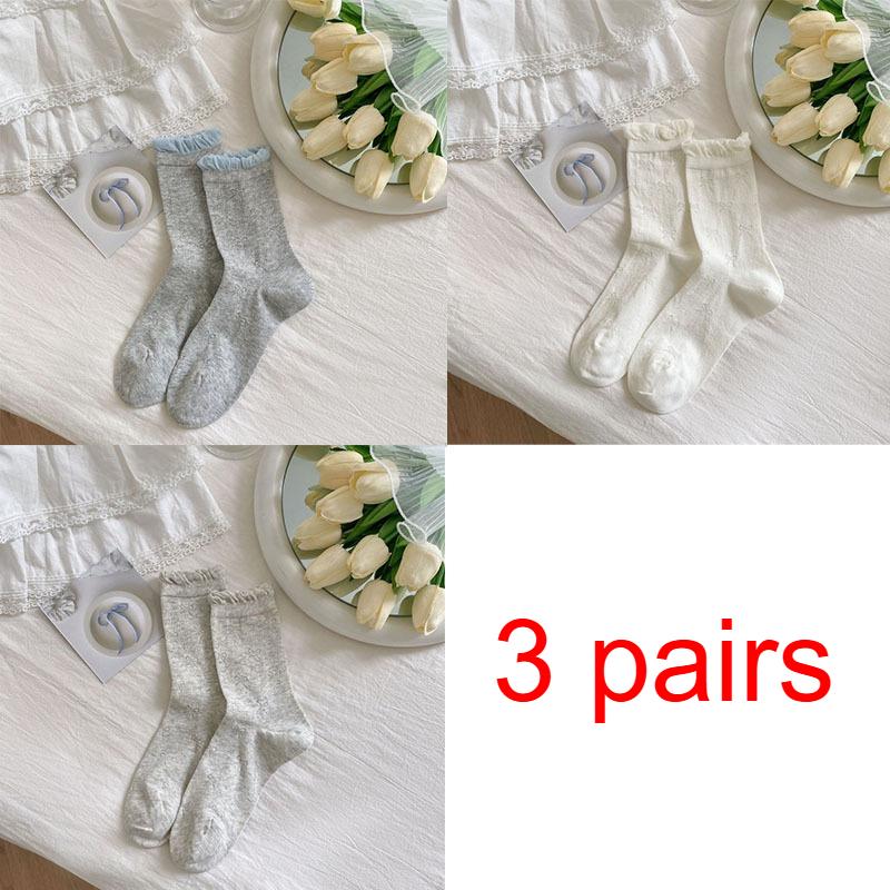 3 Pairs Sweet Women s Mid-Calf Stockings Socks Lolita Ruffle Cute Short Sunmmer Socks for Women Girls 3 pairs
3 Pairs Sweet Women s Mid-Calf Stockings Socks Lolita Ruffle Cute Short Sunmmer Socks for Women Girls 3 pairs