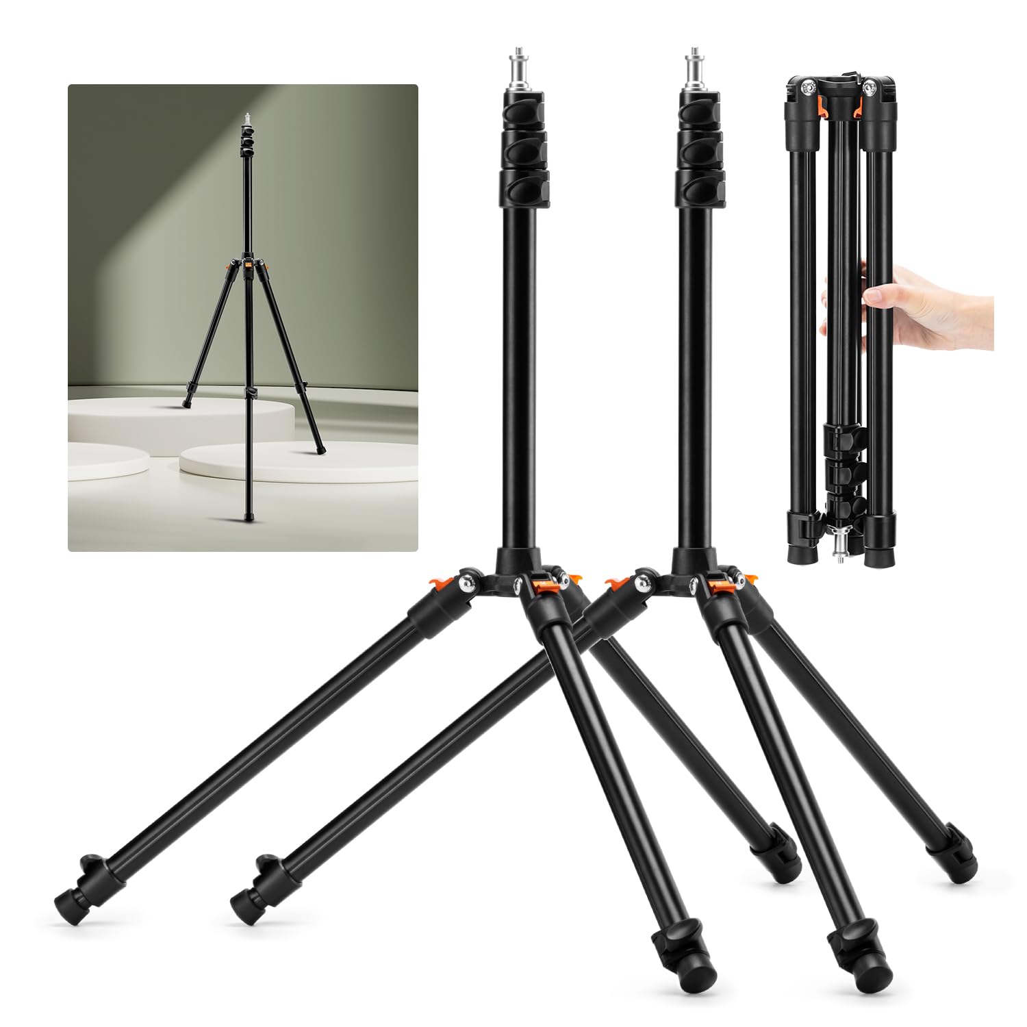 Concept Light Stand for 2 Strobe Suitable for Uneven Photography Light Lightweight Easy to Lever Studio Angle Photography K&F Photography, Stand,
Concept Light Stand for 2 Strobe Suitable for Uneven Photography Light Lightweight Easy to Lever Studio Angle Photography K&F Photography, Stand,