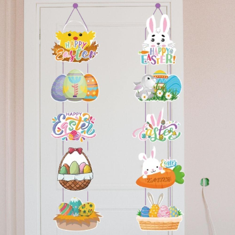 Cute Easter Rabbit Door Pendant Cartoon Party Door Couplet Happy Easter Wall Decor Kids Gift 1 Set
Cute Easter Rabbit Door Pendant Cartoon Party Door Couplet Happy Easter Wall Decor Kids Gift 1 Set