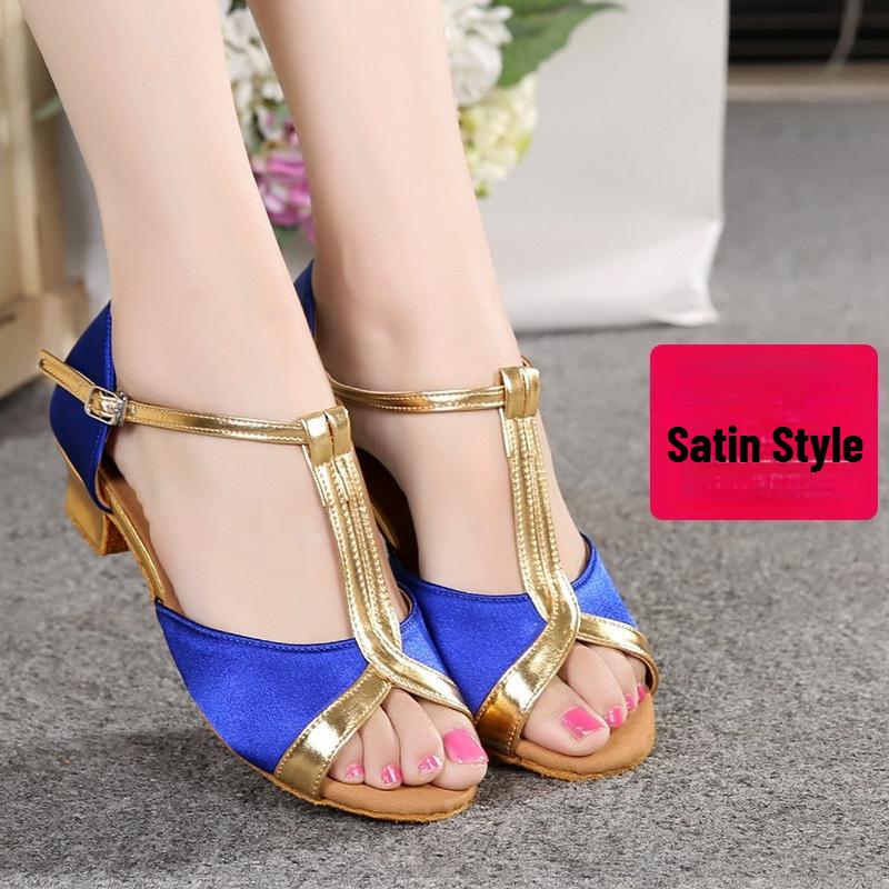 Women s Beginner Dance Shoes High-Heeled Soft-Sole Dance Shoes3.5c m 41 синій
Women s Beginner Dance Shoes High-Heeled Soft-Sole Dance Shoes3.5c m 41 синій