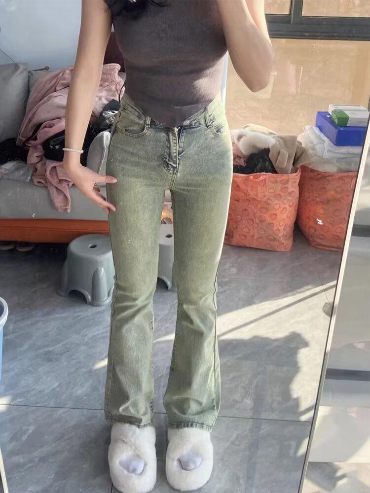 2024 Уличные Желтые Стрейчевые Джинсы Скинни для Женщин - Высокая Посадка и Прилегающий Крой L жёлтый
2024 Уличные Желтые Стрейчевые Джинсы Скинни для Женщин - Высокая Посадка и Прилегающий Крой L жёлтый