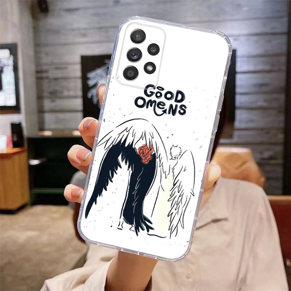 Good O-Omens Cute Phone Case For Samsung Galaxy A,71,70,52,51,40,31,50,50S,30S,21S,12,10,Note20ultra Transparent Cover samsunga12
Good O-Omens Cute Phone Case For Samsung Galaxy A,71,70,52,51,40,31,50,50S,30S,21S,12,10,Note20ultra Transparent Cover samsunga12