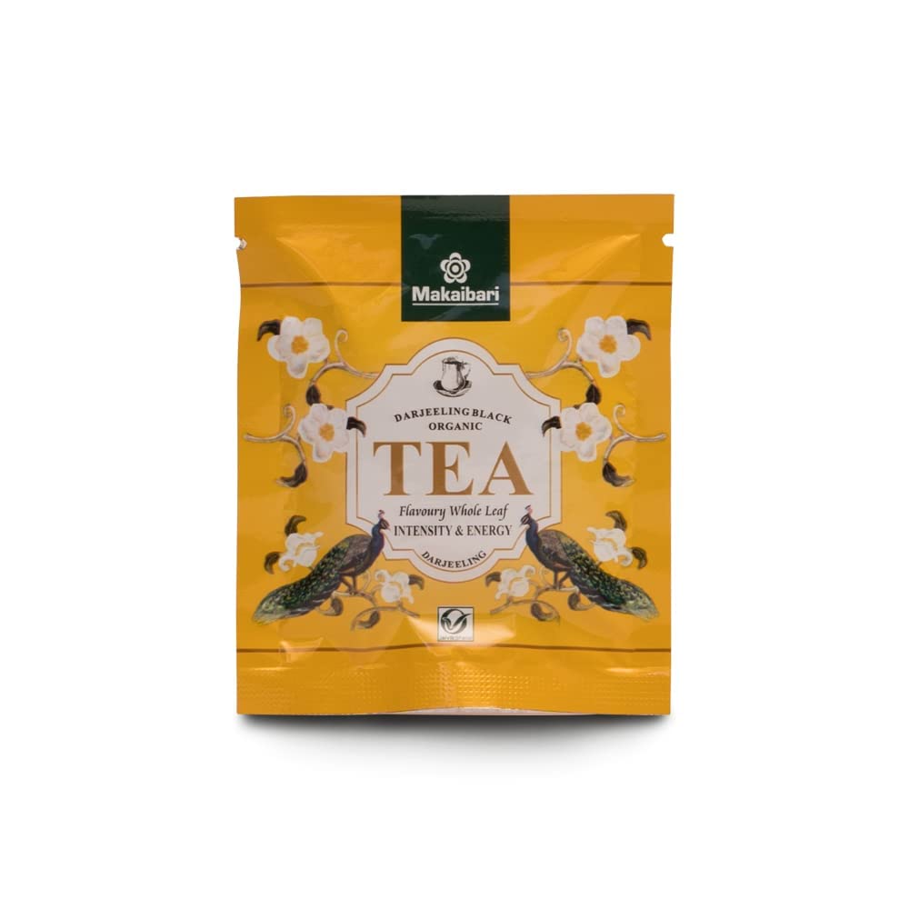 Makaibari Biodegradable Pyramid Black Tea Darjeeling USDA Certified Premium Organic Tea Bags 50 Count 100 g Pack
Makaibari Biodegradable Pyramid Black Tea Darjeeling USDA Certified Premium Organic Tea Bags 50 Count 100 g Pack