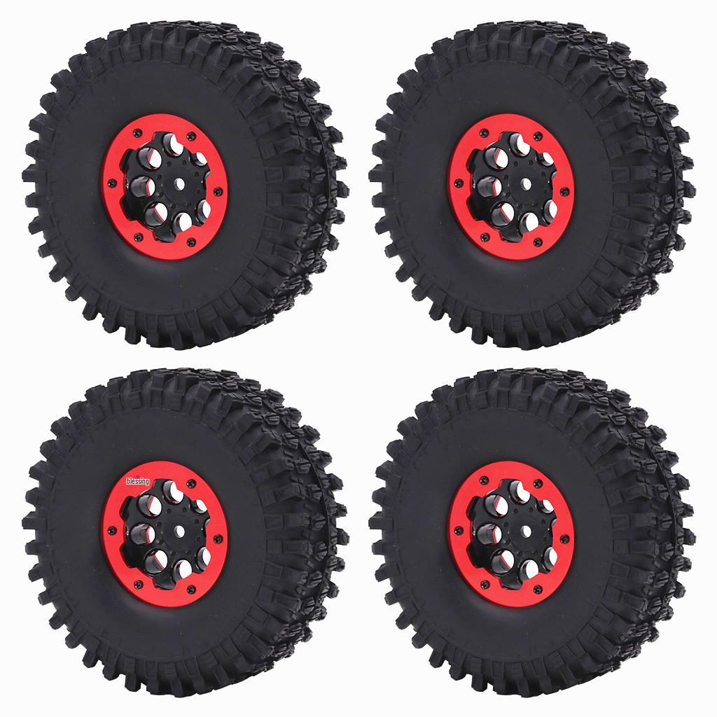 Second-Gen 1/10 RC Rock Crawler with 1.9 Inflatable Tires - 120mm SCX10 TRX4 Accessories. Red (Set of 4)
Second-Gen 1/10 RC Rock Crawler with 1.9 Inflatable Tires - 120mm SCX10 TRX4 Accessories. Red (Set of 4)