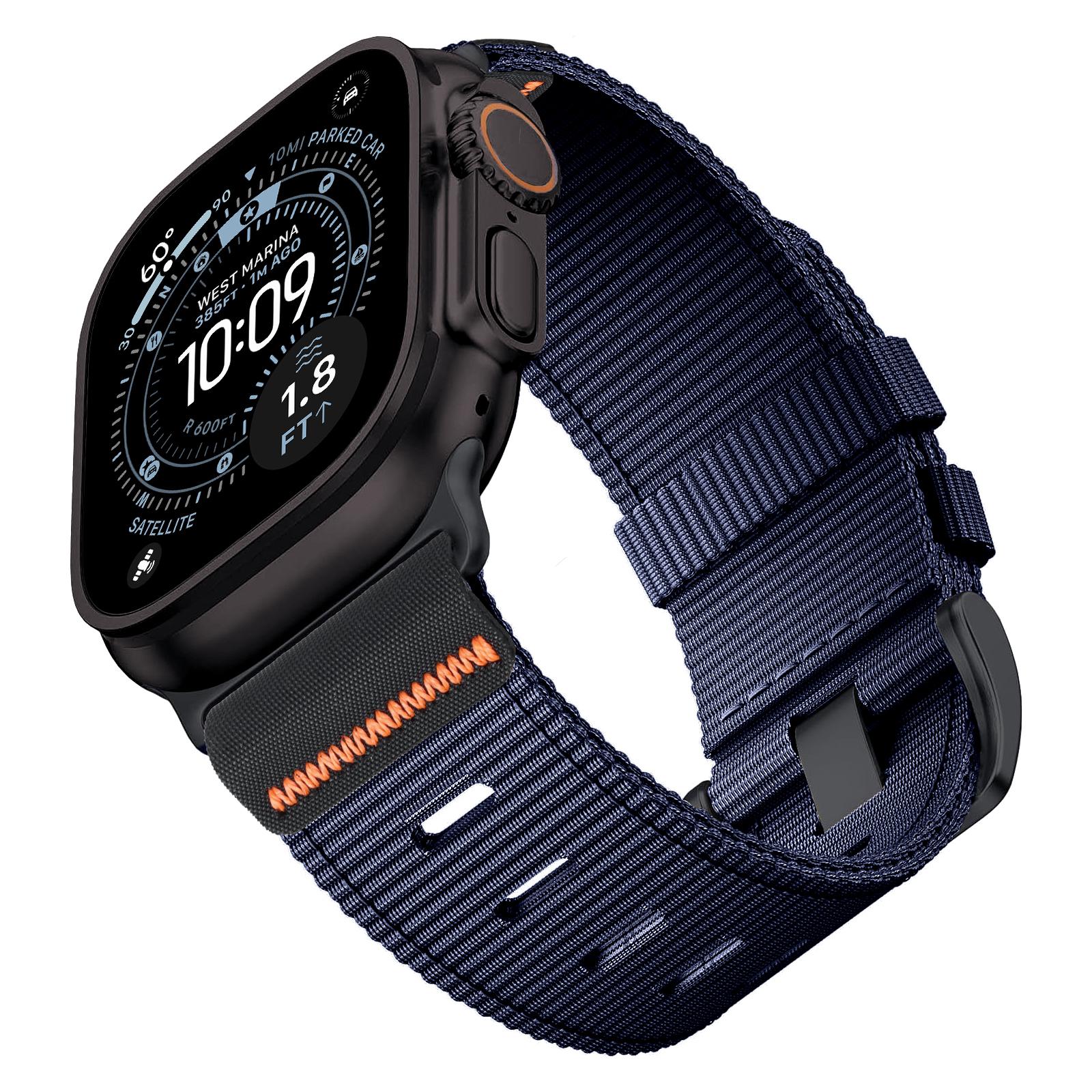 Sport Strap for Apple watch Bands 49mm 46 45 44 42 mm Canvas Nylon Bracelet Correa Belt iWatch Series SE 11 10 9 8 7 6 5 Ultra 3 38 40 41 s11-42mm&XL синій
Sport Strap for Apple watch Bands 49mm 46 45 44 42 mm Canvas Nylon Bracelet Correa Belt iWatch Series SE 11 10 9 8 7 6 5 Ultra 3 38 40 41 s11-42mm&XL синій