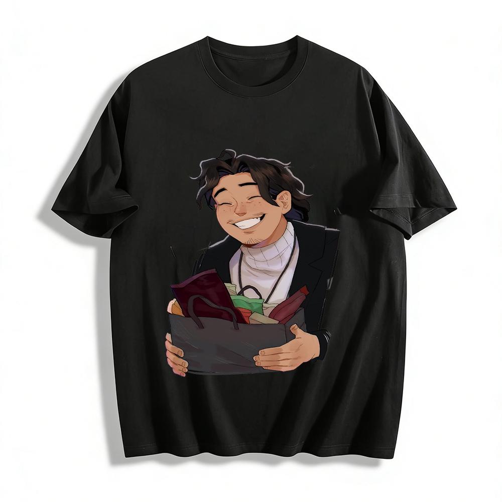 Trendy Freckled Smiling Guy Shopping Print Casual Top Fashion Streetwear For Men Women Pure cotton T-shirt 6XL
Trendy Freckled Smiling Guy Shopping Print Casual Top Fashion Streetwear For Men Women Pure cotton T-shirt 6XL
