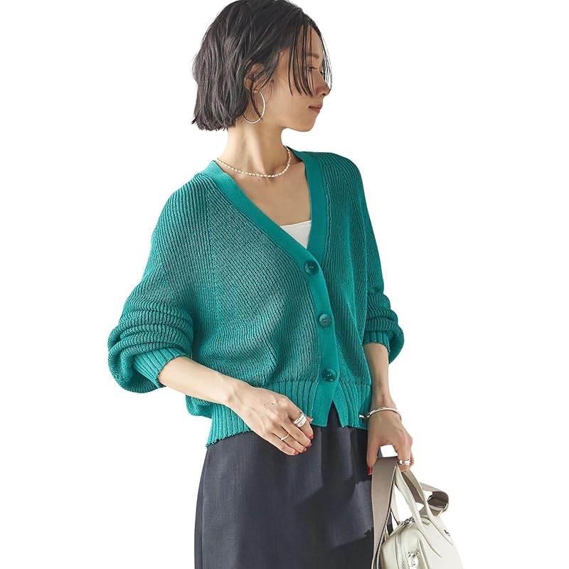 (Ships Ladies) SHIPS for women W+: Paper poly V-neck cardigan 316211018 Green2 ONE SIZE-(ONE SIZE)
(Ships Ladies) SHIPS for women W+: Paper poly V-neck cardigan 316211018 Green2 ONE SIZE-(ONE SIZE)
