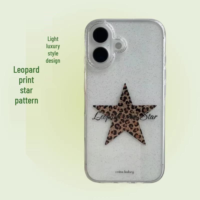 Glitter Leopard Star Print Case for Apple 17/16/15/14/13 Pro Max, 12 Pro, 11, XR/X Apple 15
Glitter Leopard Star Print Case for Apple 17/16/15/14/13 Pro Max, 12 Pro, 11, XR/X Apple 15