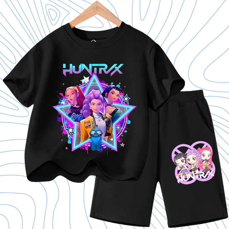 Summer Cartoon Print Women s Short Sleeve T-shirt Set Women s White Black T-shirt Shorts 2pcs Outdoor Casual Men s Set Clothing XXS
Summer Cartoon Print Women s Short Sleeve T-shirt Set Women s White Black T-shirt Shorts 2pcs Outdoor Casual Men s Set Clothing XXS