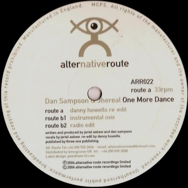 12-дюймовая пластинка DAN SAMPSON & JHEREAL - One More Dance ARR022 Alternative Rou 2005 US Танцевальная и Электронная Б/У
12-дюймовая пластинка DAN SAMPSON & JHEREAL - One More Dance ARR022 Alternative Rou 2005 US Танцевальная и Электронная Б/У