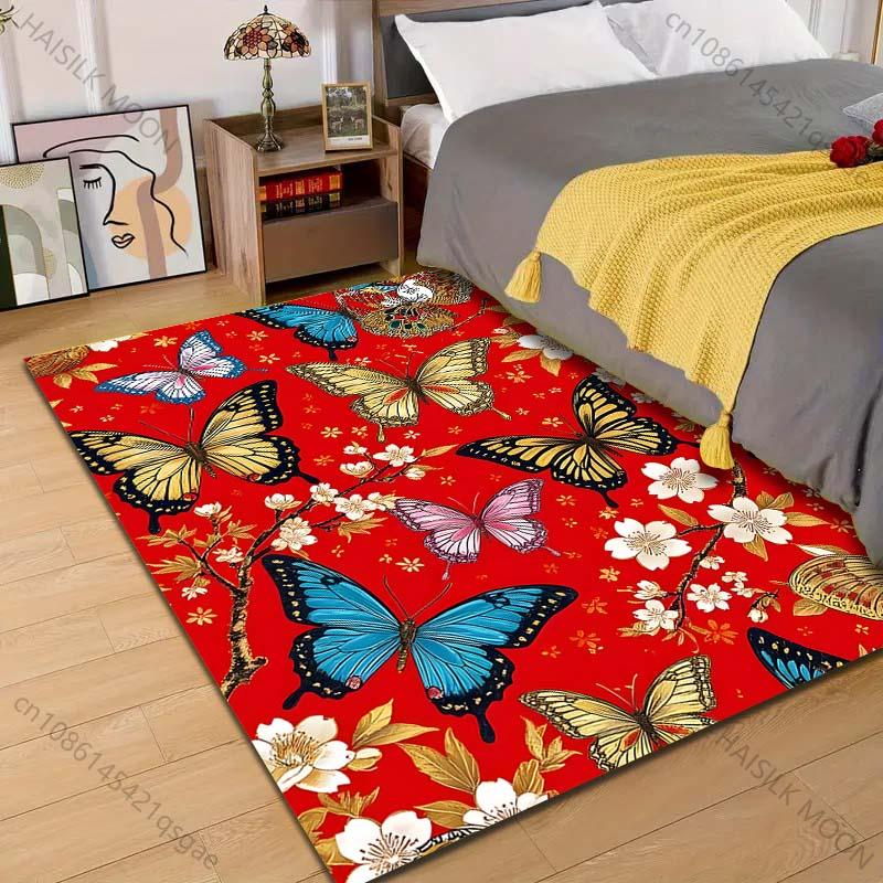 1PC Butterflies and cherry blossoms Print Carpet Rug for Living Room Bedroom Sofa Doormat Home Decor Non-slip Floor Mat 40x60cm
1PC Butterflies and cherry blossoms Print Carpet Rug for Living Room Bedroom Sofa Doormat Home Decor Non-slip Floor Mat 40x60cm