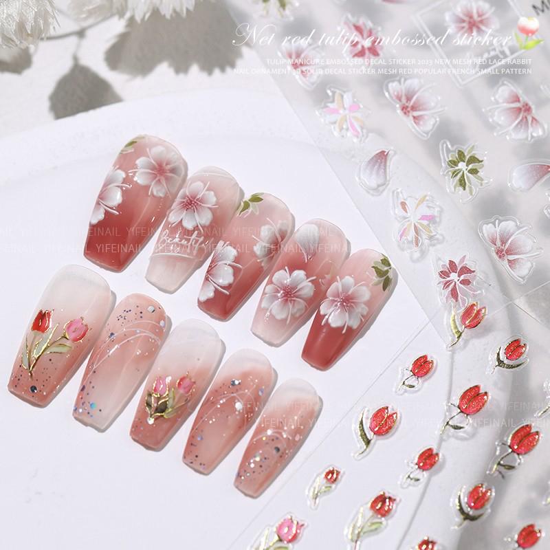 5D Hallow Vintage Flower Nail Charms Sticker Embossed Nails Slider Decals Rabbit ПВХ Adhesive Manicure Salon Diy Gift MO06
5D Hallow Vintage Flower Nail Charms Sticker Embossed Nails Slider Decals Rabbit ПВХ Adhesive Manicure Salon Diy Gift MO06